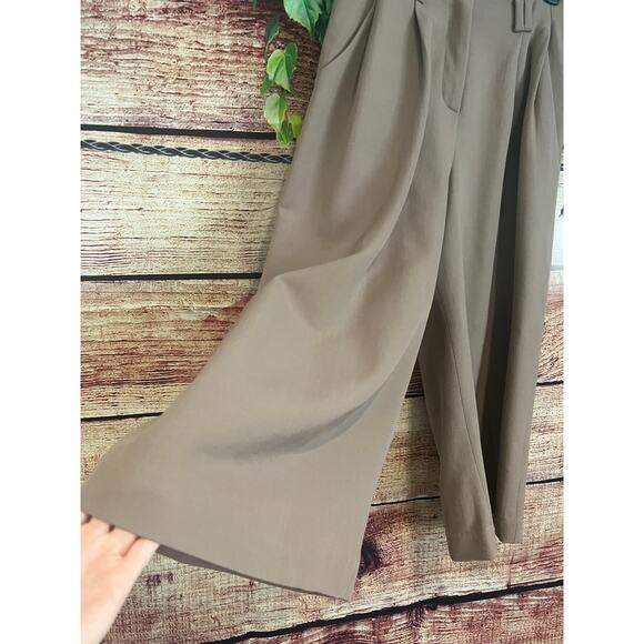 3.1 Phillip Lim Ladies Khaki Cropped Straight Tailored Pants, Brand Size 0 Women - Picture 4 of 11